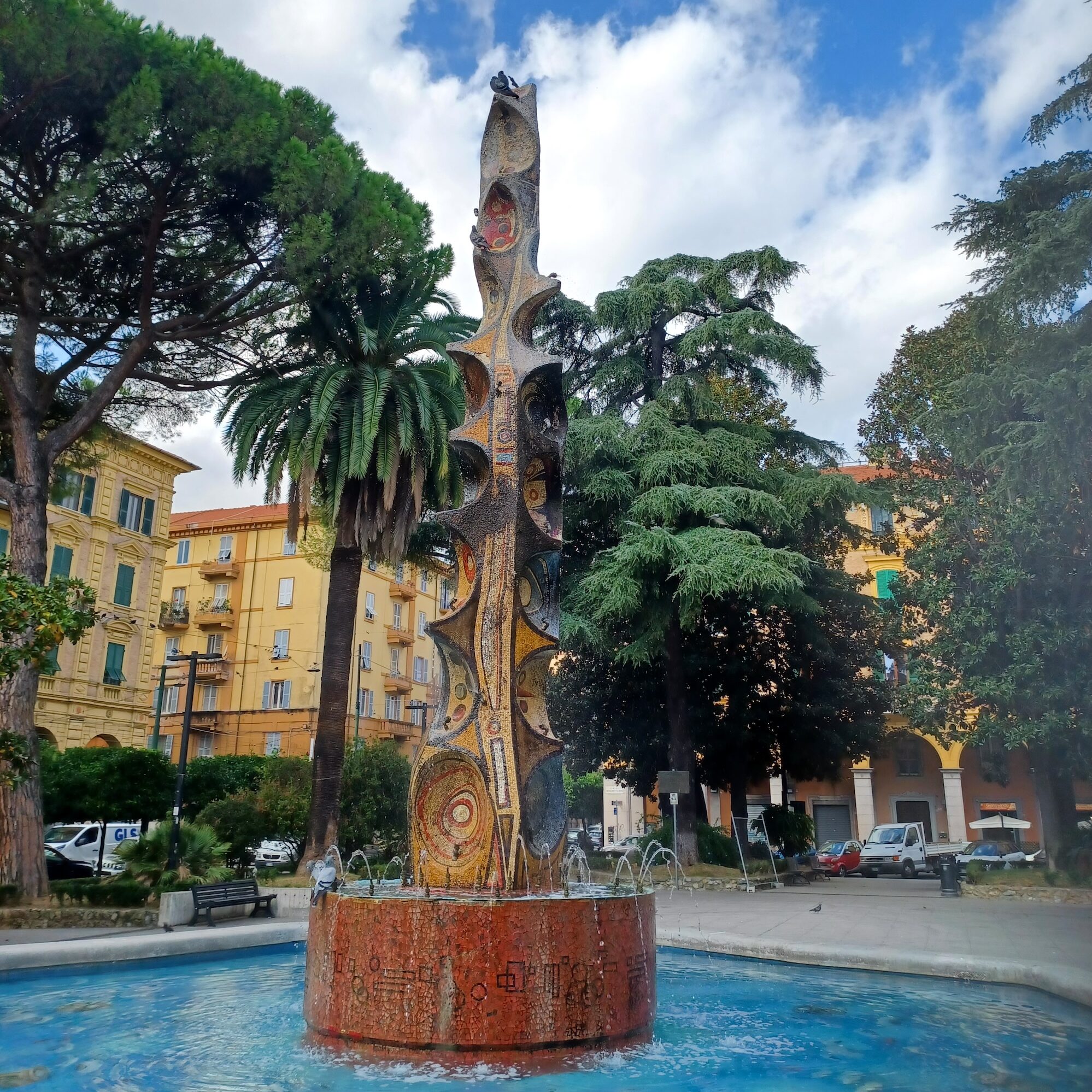Fountain of Voices in La Spezia